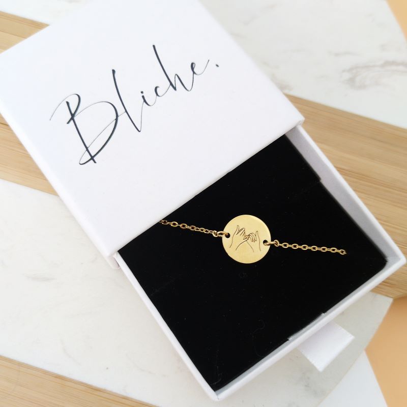 Bracelet personnalisé avec médaille à graver