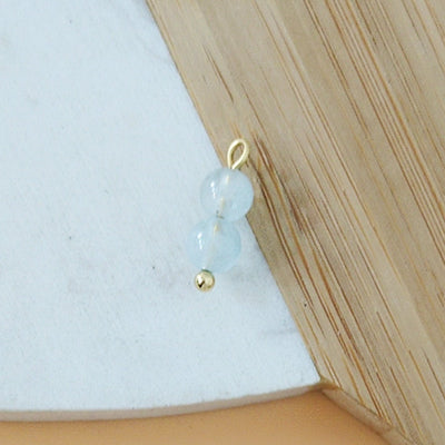 Charm avec pierre Aigue-marine