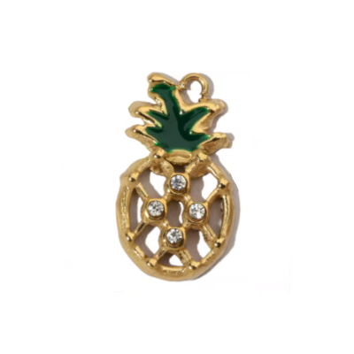 Charm ananas avec strass