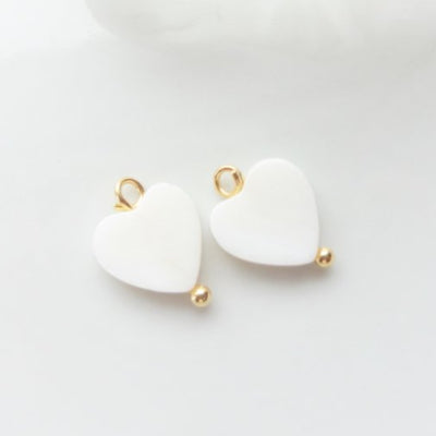 Charm nacre coeur