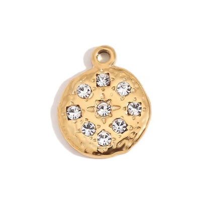 Charm rond avec strass