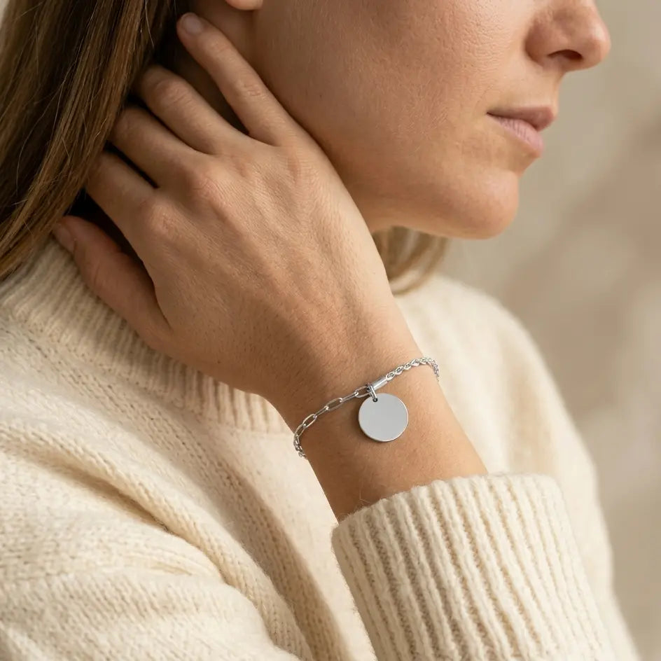 cadeau fête des mères bijou personnalisé bracelet collier gravé