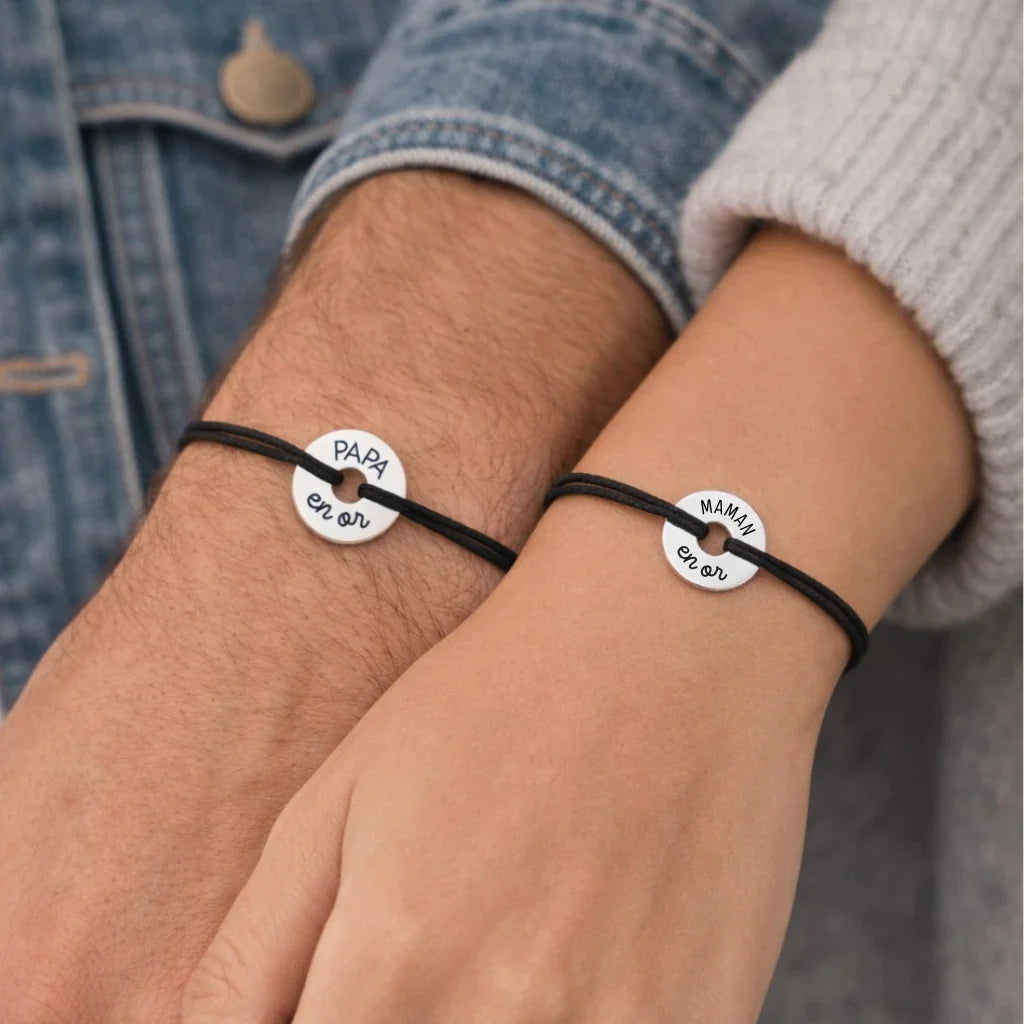 Cadeaux personnalisés pour couple avec bijoux gravés Bliche