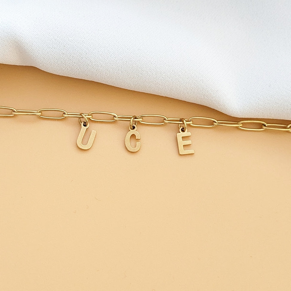 Bracelet personnalisé avec lettres - Bliche