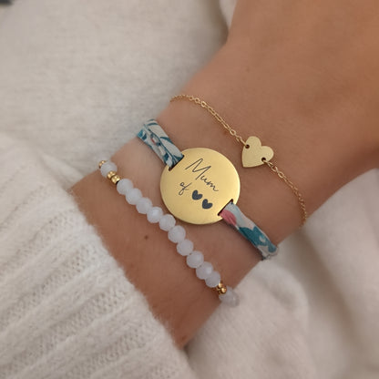 Bracelet fin avec coeur - Bliche