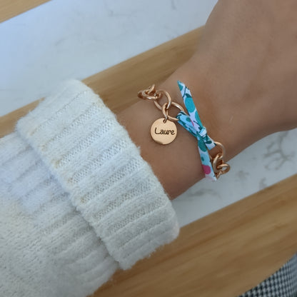 Bracelet chaîne avec liberty