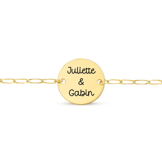 Bracelet à personnaliser avec maillons