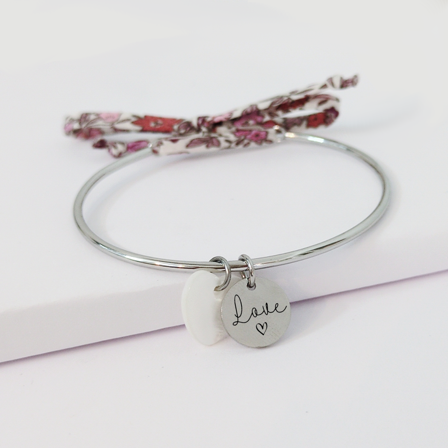 Bracelet jonc liberty à personnaliser