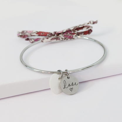 Bracelet jonc liberty à personnaliser