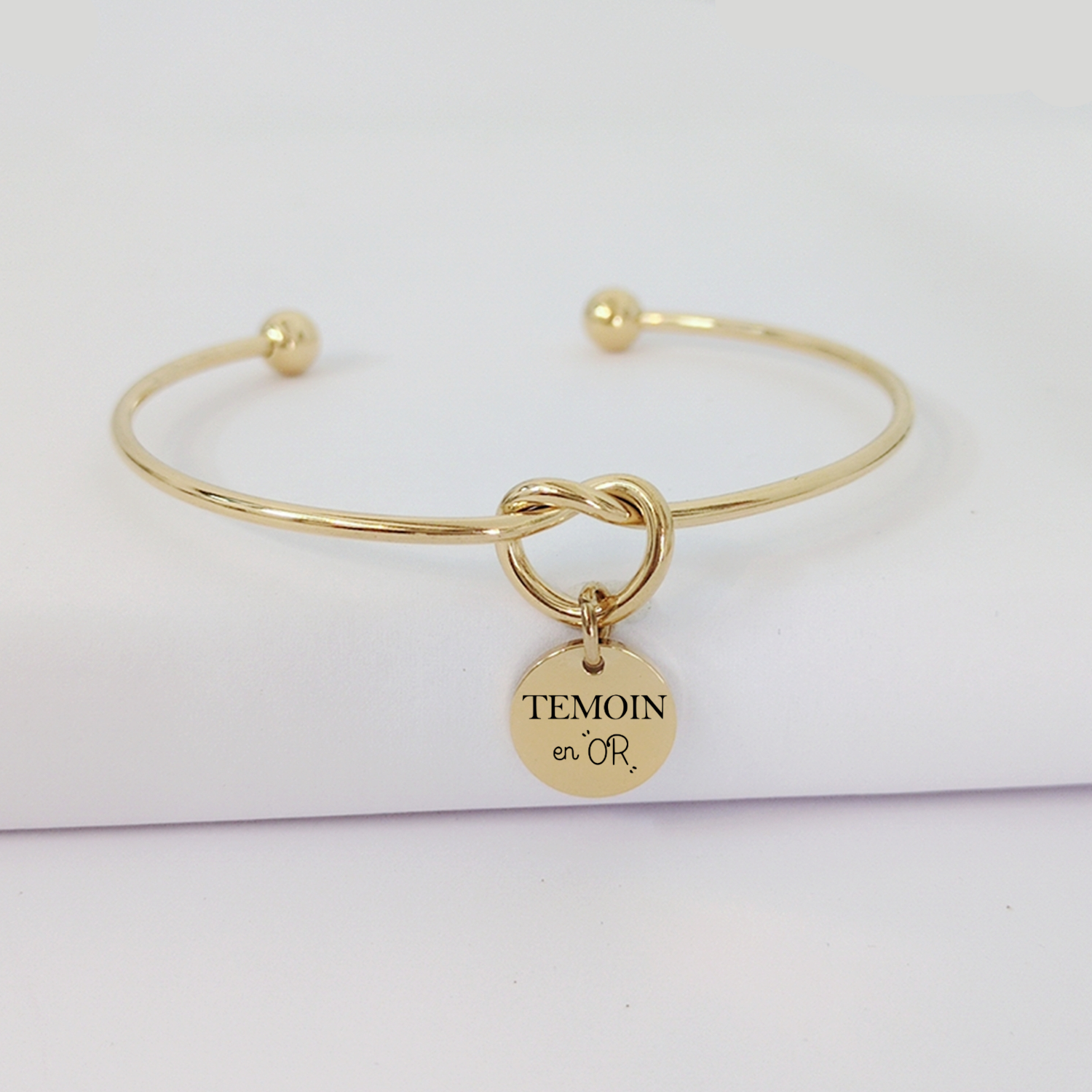 Bracelet jonc pour EVJF à personnaliser avec des designs au choix