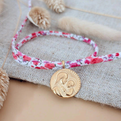 Bracelet Liberty avec Vierge à l'enfant