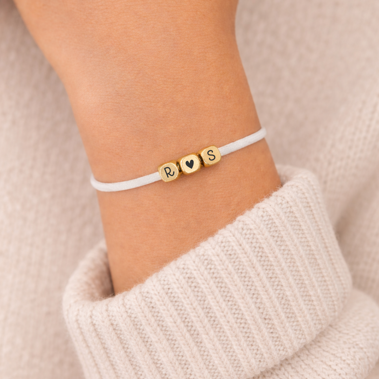 Bracelet avec perles à graver