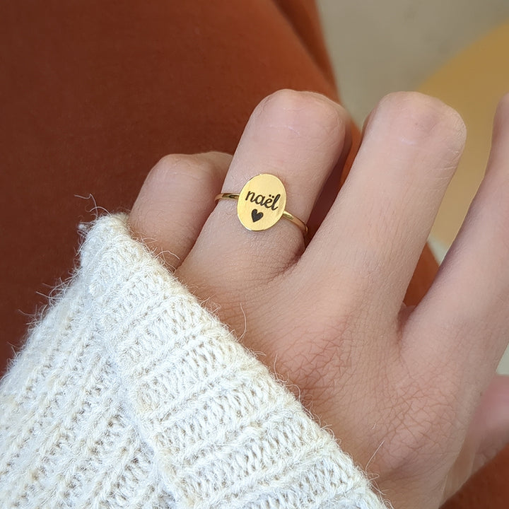 Bague fine à graver - Bliche