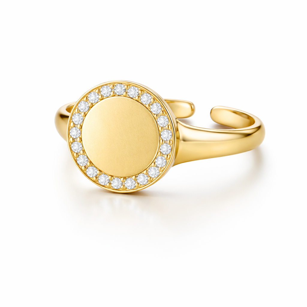 Bague chevalière femme