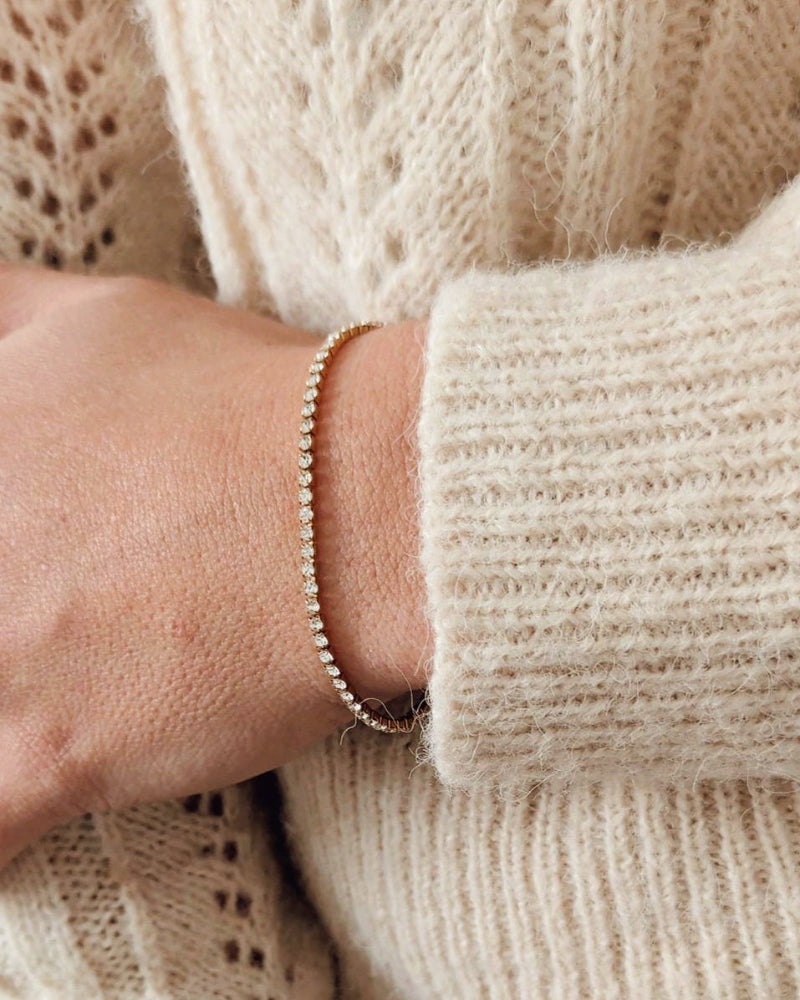 Bracelet fin scintillant