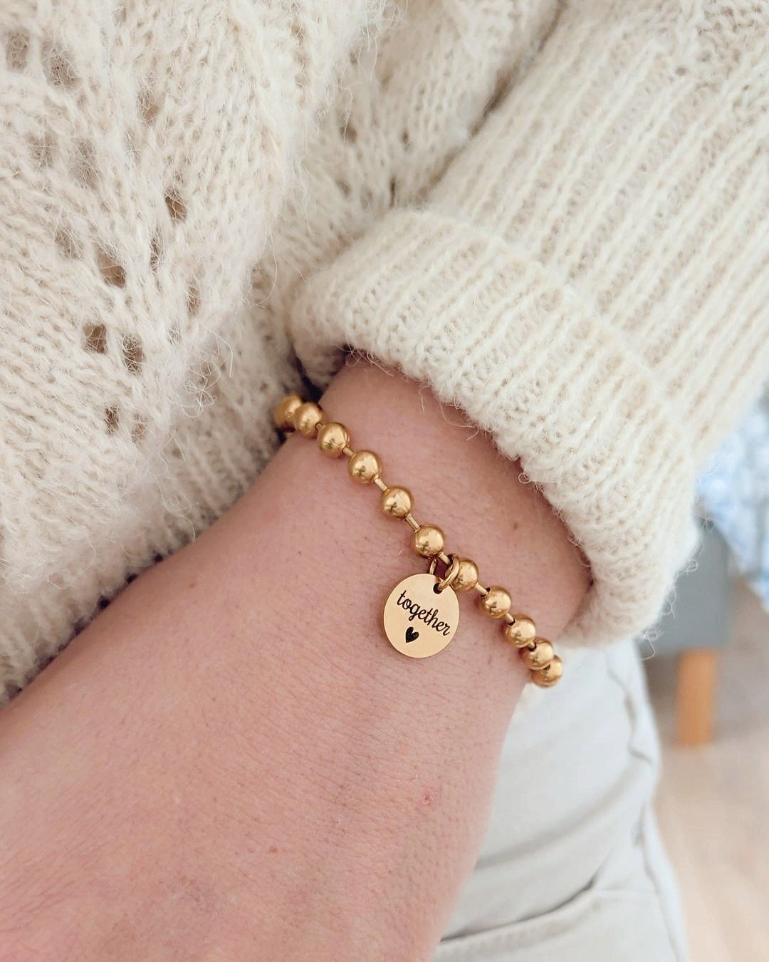 Bracelet femme dorée