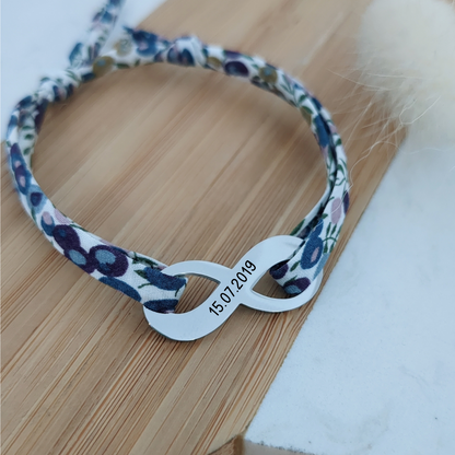 Bracelet liberty avec signe infini