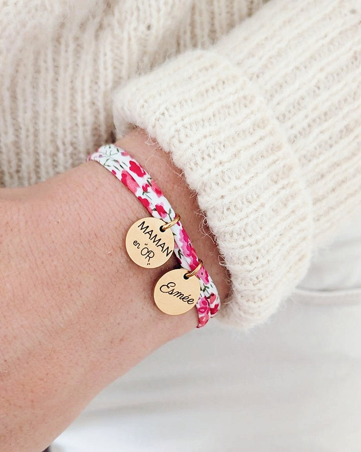 Bracelet personnalisé liberty femme