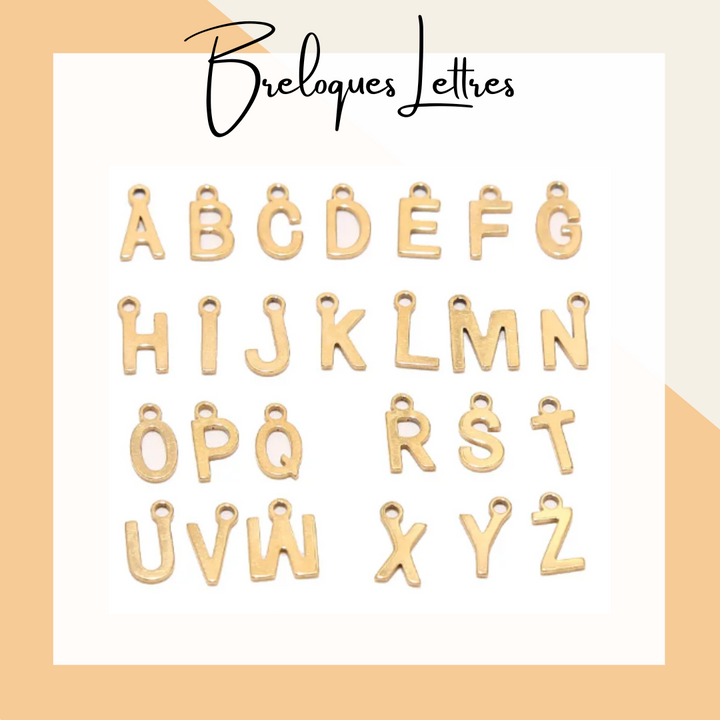 Bague avec lettres - Bliche