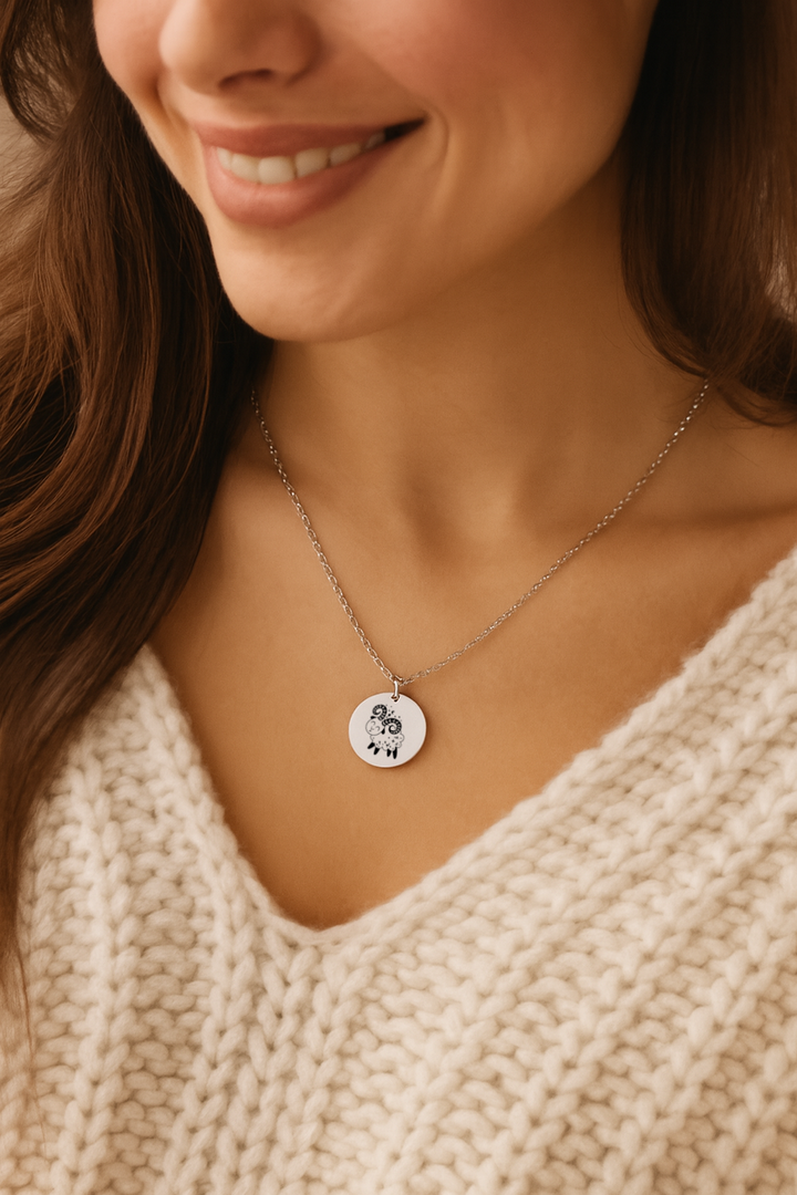 Collier astrologique personnalisé – Cadeau naissance ou pour maman