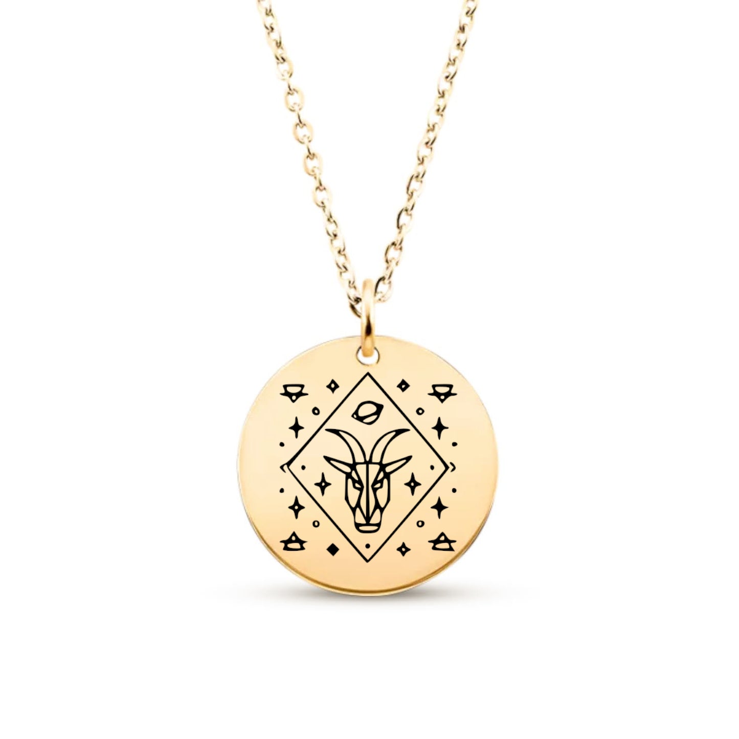 Collier avec signe du zodiaque