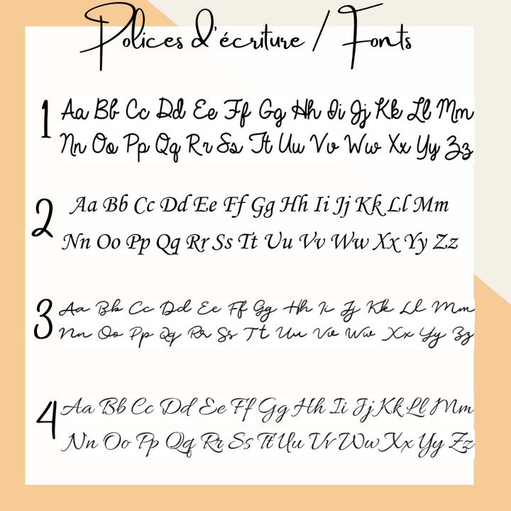 Bracelet chaîne avec prénom