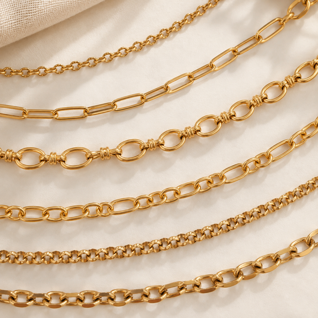 Choix des chaînes pour vos bracelets et colliers charms