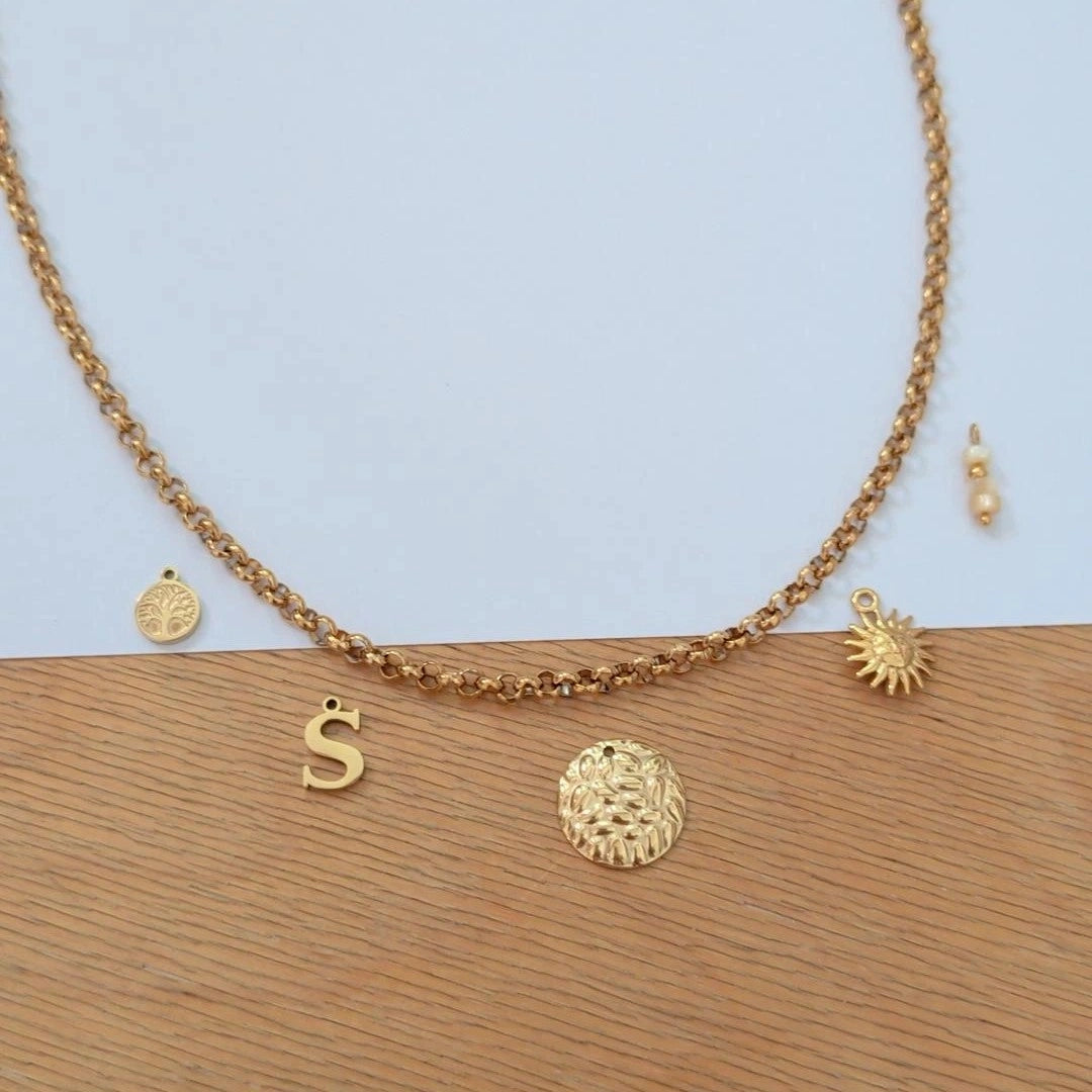 Collier avec maillons jaseron