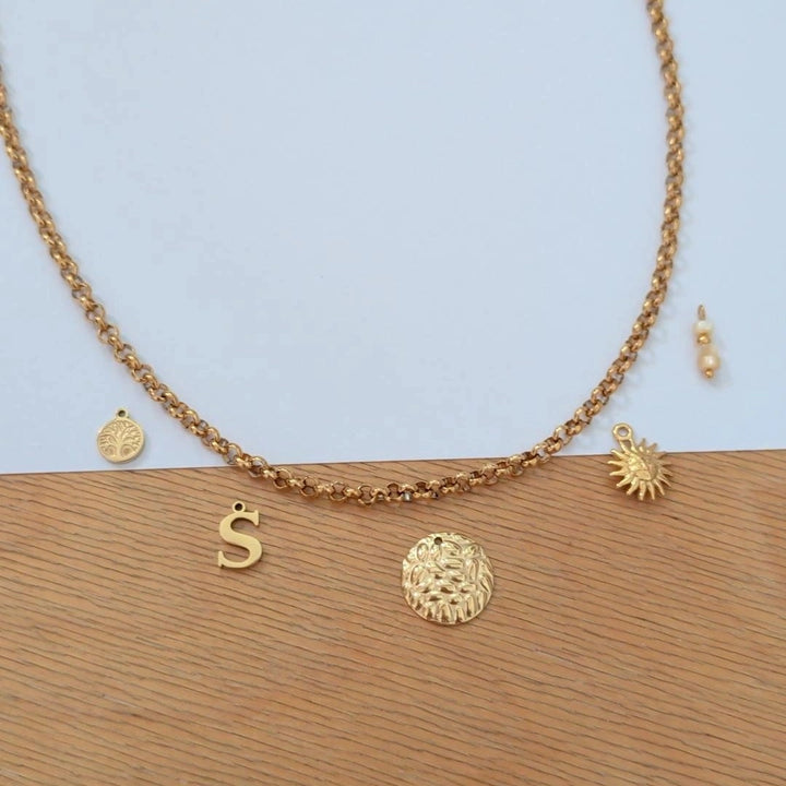 Collier avec maillons jaseron