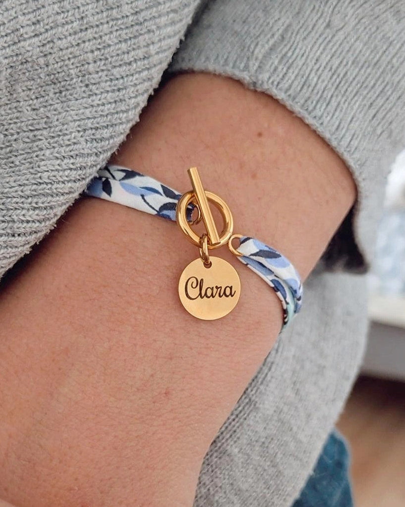 Bracelet personnalisé avec fermoir femme