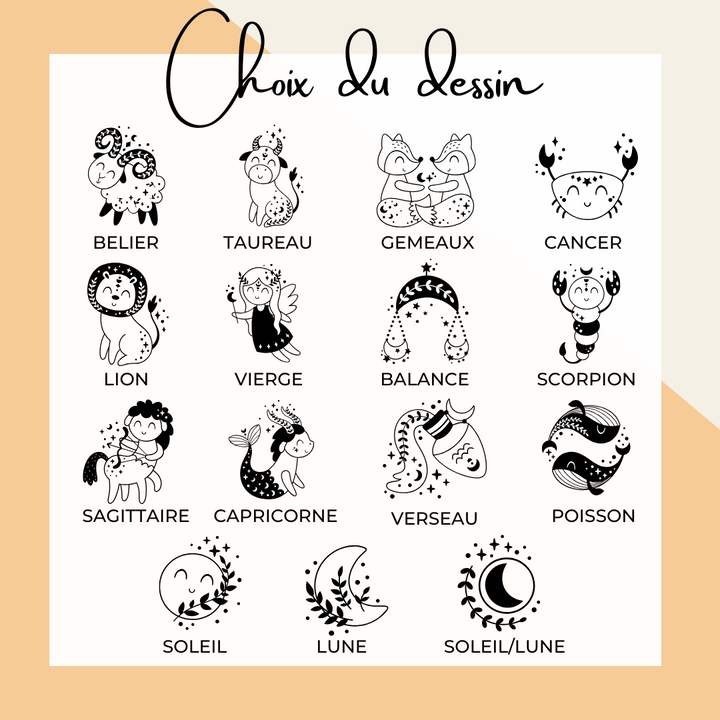 Collier de naissance à personnaliser