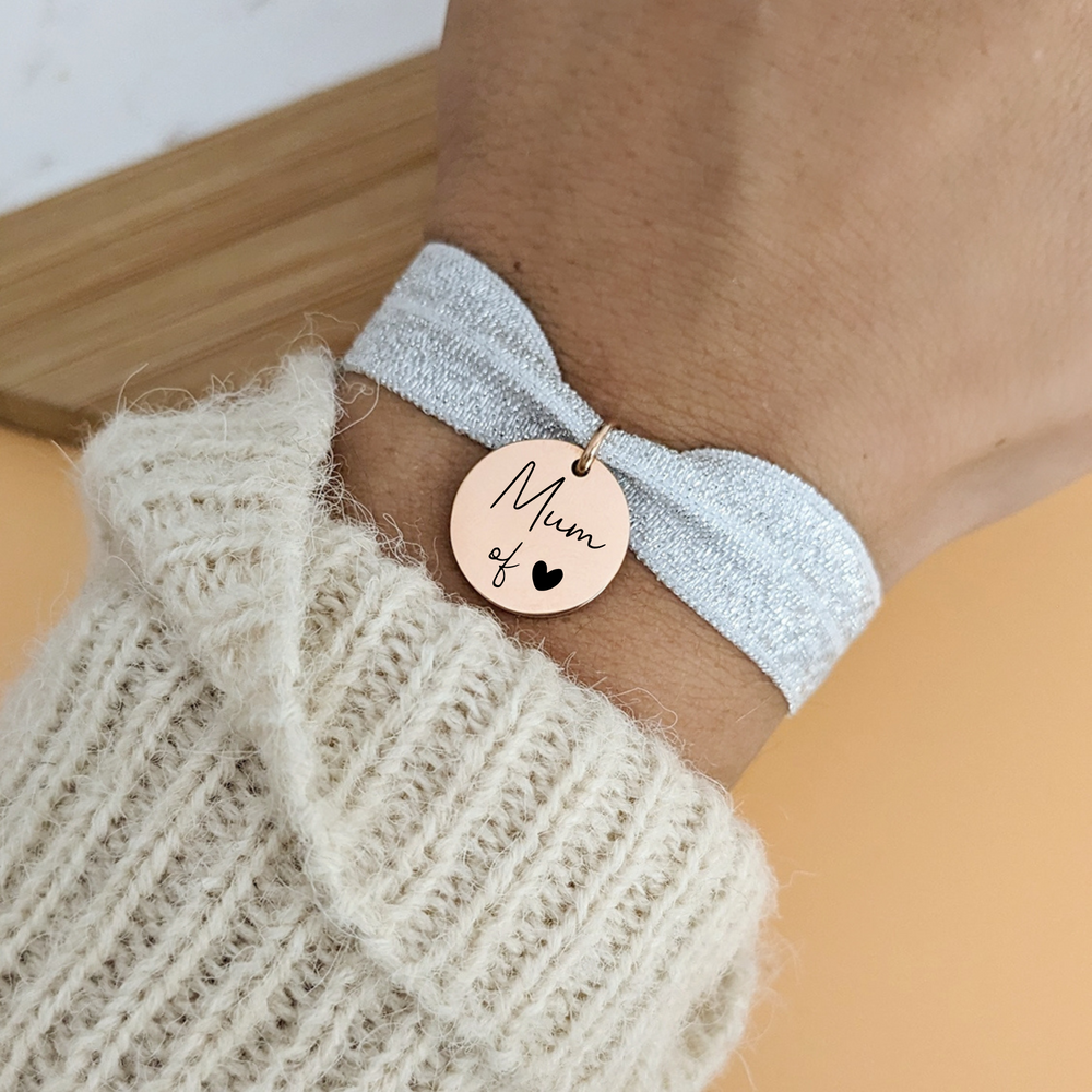 Bracelet élastique avec médaille - Bliche