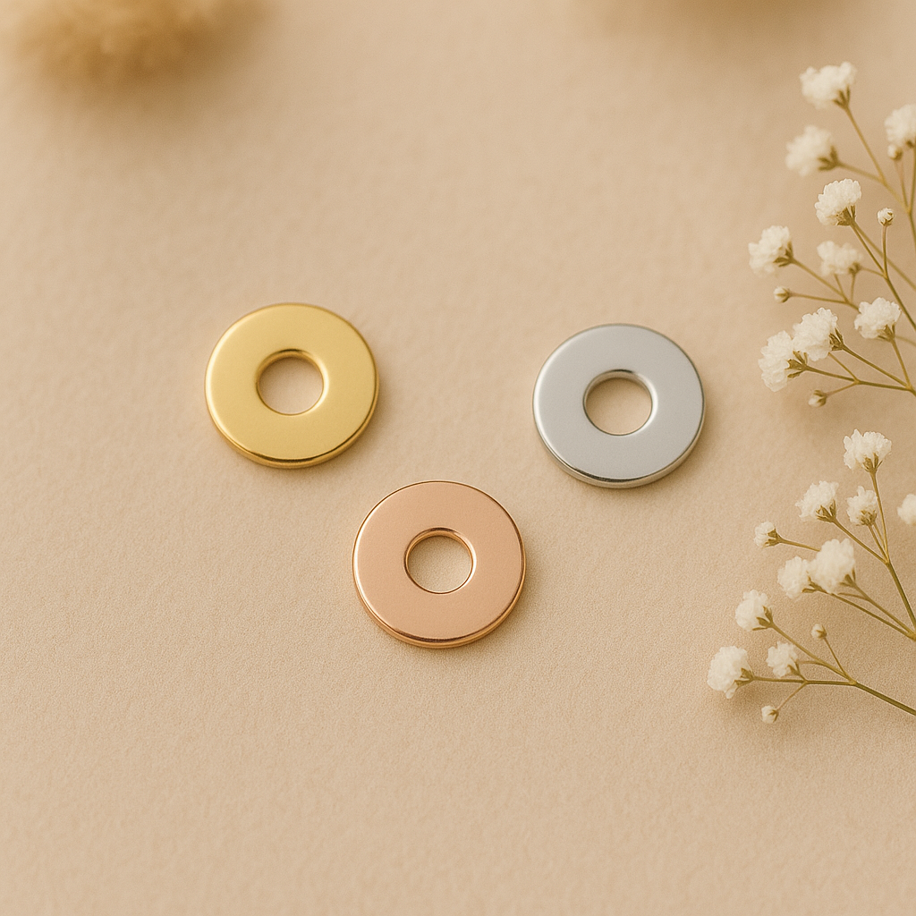 Collier cordon avec anneau à graver