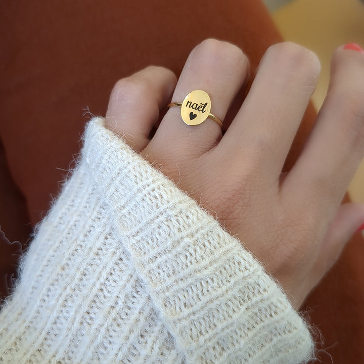 Bague fine à graver - Bliche