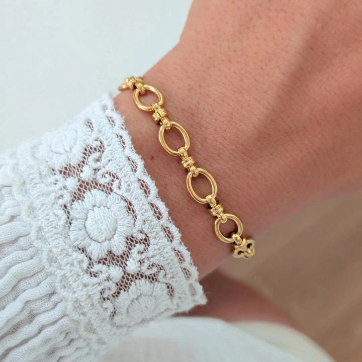 Bracelet avec chaine heritage pour charms
