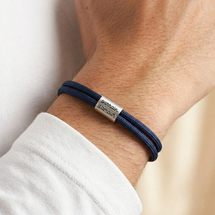bracelet en codon homme pour parrain ou papa