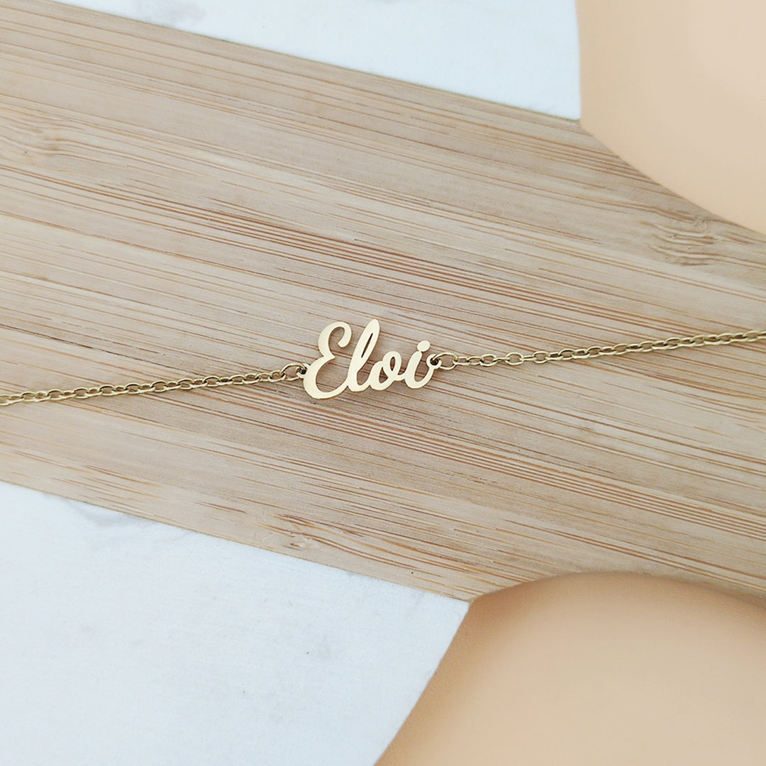 Bracelet chaîne avec prénom