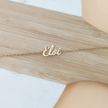 Bracelet chaîne avec prénom