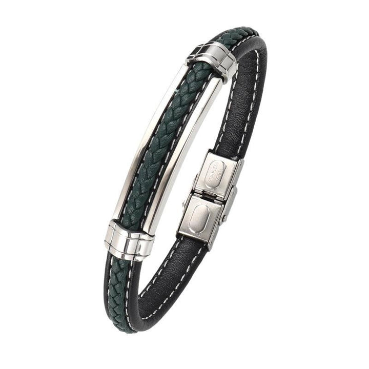 Bracelet cuir homme gravure intérieure