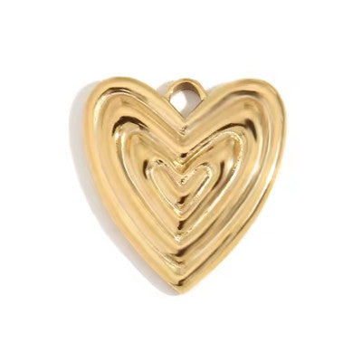 Charm Cœur Travaillé