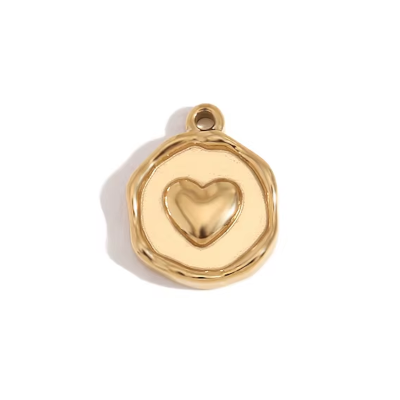 Charm médaille coeur