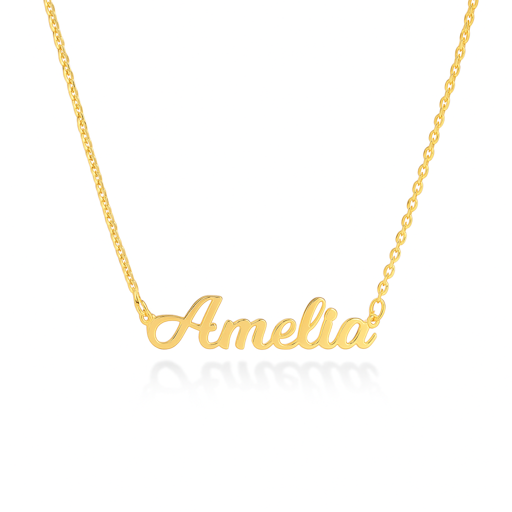 Collier prénom personnalisé en acier inoxydable, bijou unique à offrir