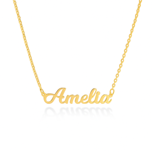 Collier prénom personnalisé en acier inoxydable, bijou unique à offrir