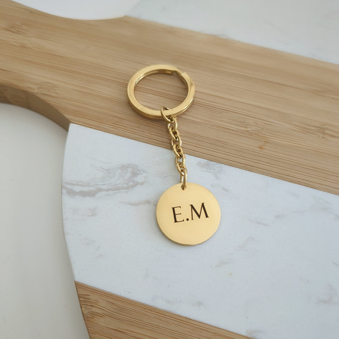 Porte clé personnalisable avec médaille