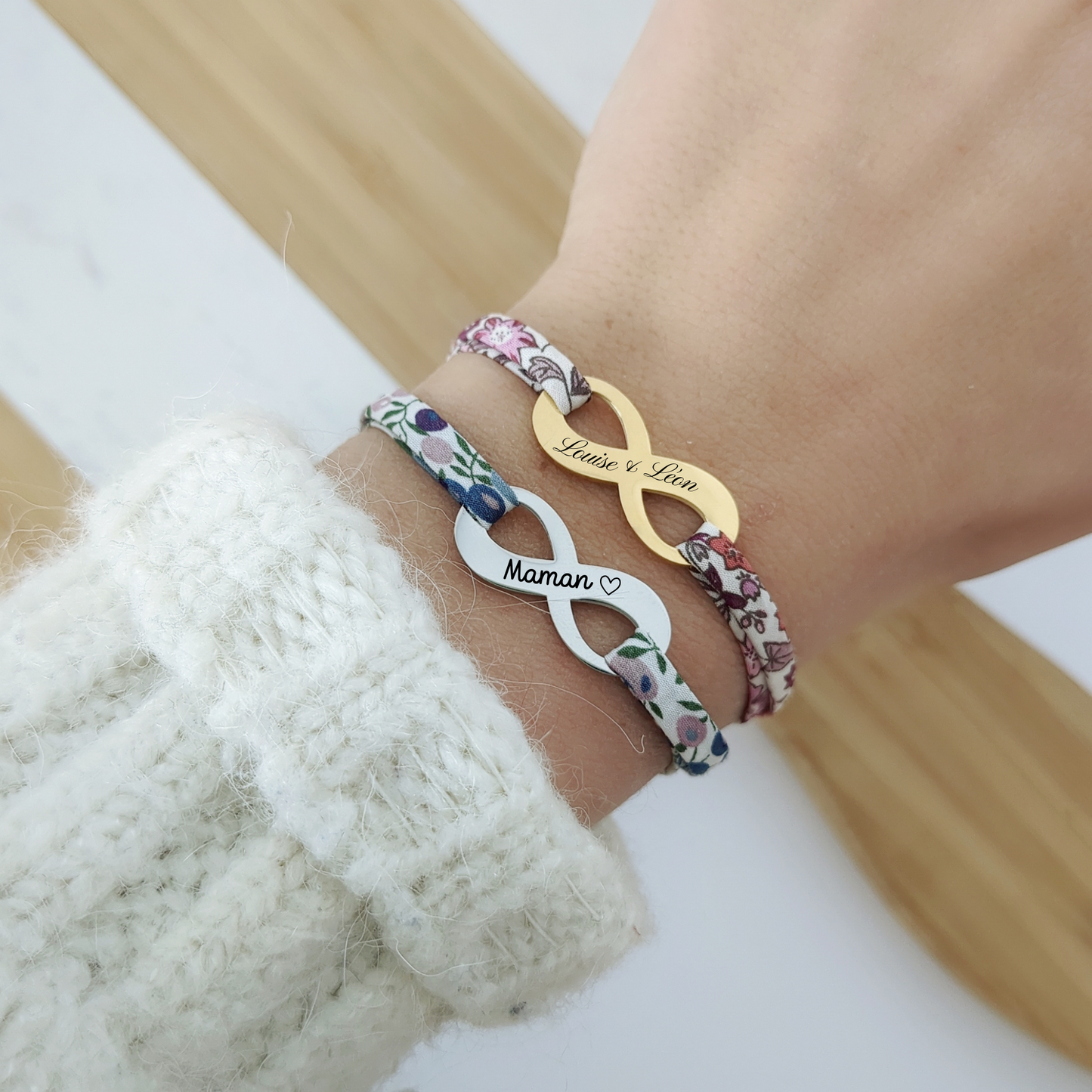 Bracelet liberty avec signe infini