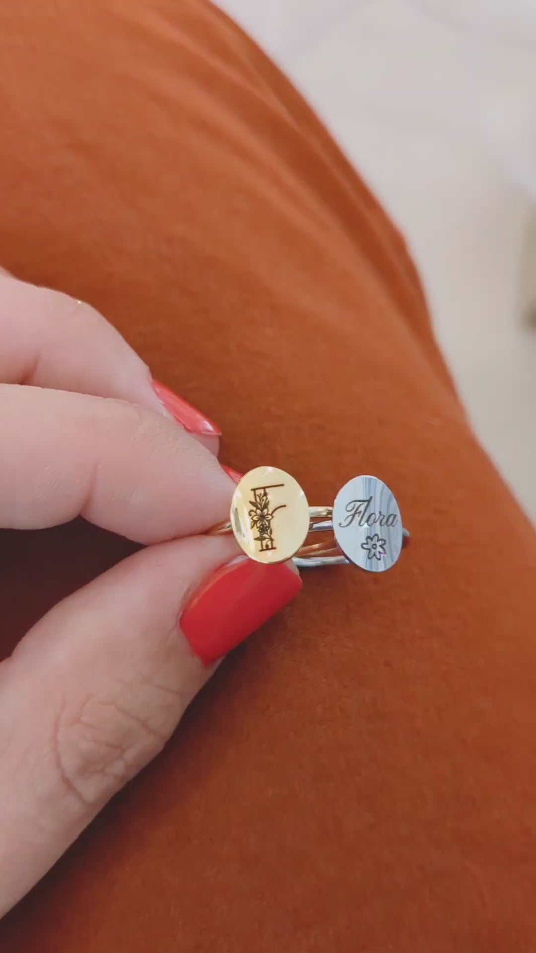 Bague fine à graver